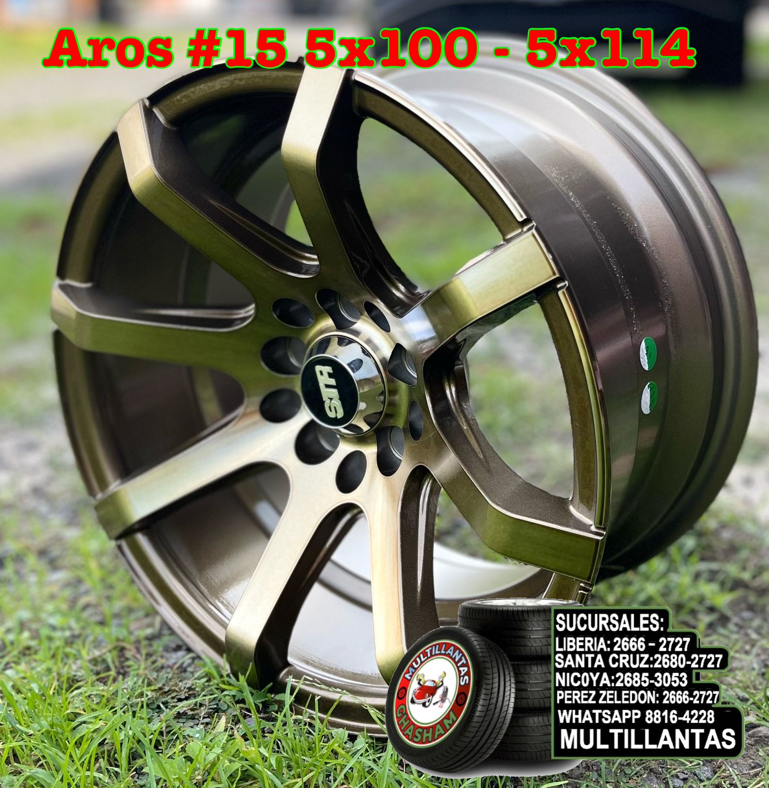 AROS 15X8 10X100-114